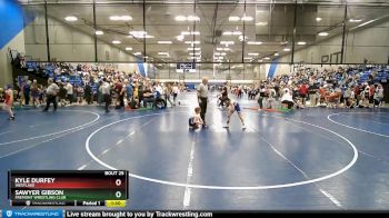 70 lbs Champ. Round 1 - Kyle Durfey, Westlake vs Sawyer Gibson, Fremont Wrestling Club