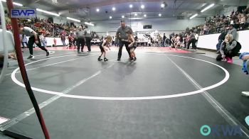 38-40 lbs Quarterfinal - Tristan Hulsey, Wagoner Takedown Club vs Zeke Parrish, Claremore Wrestling Club