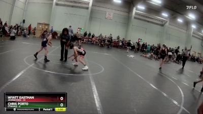 64 lbs Round 1 (6 Team) - Wyatt Eastman, JOURNEYMEN vs Chris Porto, CTWHALE