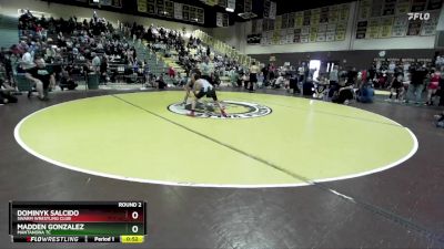 92 lbs Round 2 - Dominyk Salcido, Swarm Wrestling Club vs Madden Gonzalez, Mantanona TC