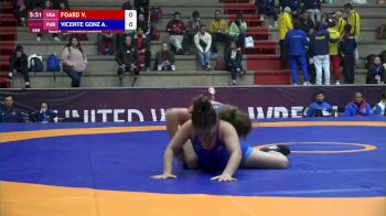 55 kg Round 4 - Virginia Foard, USA vs Angelica Vincente Gonzalez, PUR