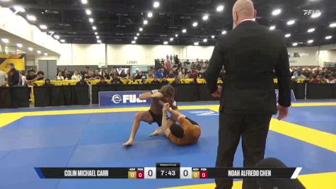 Noah Alfredo Chen vs Colin Michael Carr 2025 World IBJJF Jiu-Jitsu No-Gi Championship