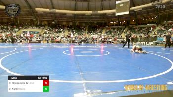 Consolation - Carlos Hernandez IV, Junior Flyers Wrestling Club vs Vladimer Alirez, TNWC