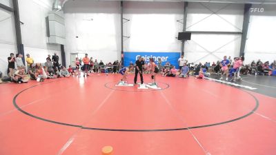 35 lbs Rr Rnd 5 - Josie Wisecup, Charlies Angels- W vs Leeah Stephen, Valkyrie Girls WC - W