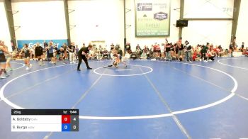 26 kg Quarterfinal - Alsea Goldsby, Charlies Angels- Pink vs Savina Burgo, WOW Black