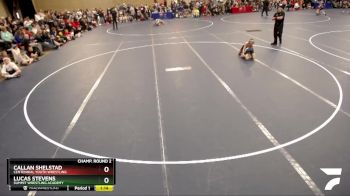 74 lbs Champ. Round 2 - Callan Shelstad, Centennial Youth Wrestling vs Lucas Stevens, Summit Wrestling Academy