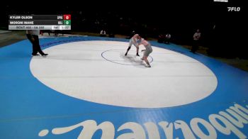 5A 285 lbs 1st Place Match - Kyler Olson, Spanish Fork vs Moroni Mahe, Hillcrest