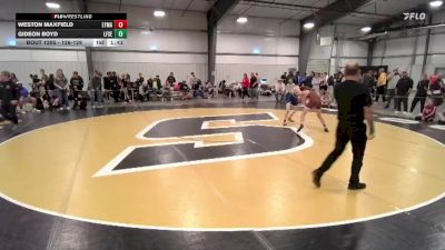126-129 lbs Round 2 - Gideon Boyd, Lingle-Ft. Laramie/Southeast vs Weston Maxfield, Lyman