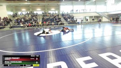 125 lbs Champ. Round 1 - Jabari Pinkney, Norwich vs Ryan Vanguilder, Castleton