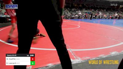 83 lbs Consi Of 8 #1 - Wyatt Hueftle, Hawk vs Ryker Leonard, Westshore Wrestling Club