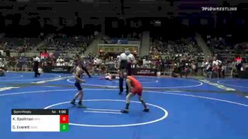 58 lbs Semifinal - Kayce Spellman, Brighton WC vs Colton Everett, Dundee