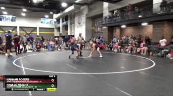 124 lbs Round 4 (16 Team) - Hadlee Kracht, Hastings Wrestling Academy vs Hannah Rogers, Sebolt Women Wrestling Academy