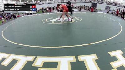 120 lbs Mackenzie Carder, Ohio vs Amaya Hinojosa, Colorado