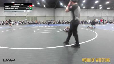 49 lbs Rr Rnd 2 - Johnny Weisinger, Full Circle 9U vs Hudson Lemaire, RAW Wrestling Club 9U