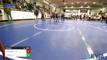 Rr Rnd 1 - Teddy Buckskin, Hilldale Youth Wrestling Club vs Isaac Harris, Wagoner Takedown Club