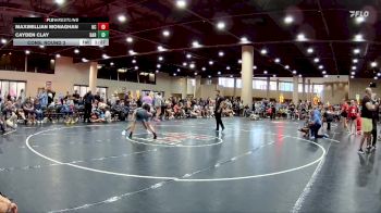 115 lbs Cons. Round 3 - Maximillian Monaghan, Holy Cross vs Cayden Clay, Bartlett