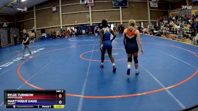 138 lbs Quarterfinal - Martynique Davis, Valiant vs Rylee Turnbow, Snow College