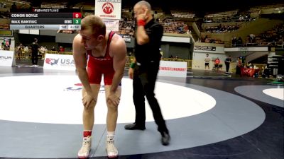 Open Men - 79 lbs Quarters - Max Bantiuc, Dark Knight Wrestling Club vs Conor Boyle