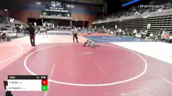 58 lbs Final - Thomas Ostle, Sidney WC vs Austin French, Bear Cave