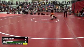 106 lbs Semifinal - Jackson Soney, Normal (Community) JV vs Skyler Dugan, Waukon