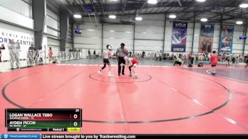 92 lbs Rd# 9- 2:15pm Saturday Final Pool - Logan Wallace Tebo, Nauman Green vs Ayden Picchi, PA White