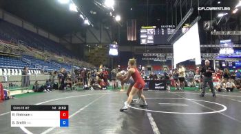 132 lbs Cons 16 #2 - Randi Robison, Illinois vs Sophia Smith, North Dakota