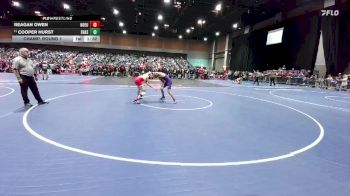 126 lbs Champ. Round 1 - Cooper Hurst, Shasta vs Reagan Owen, North Eugene