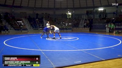 197 lbs Finals (2 Team) - Raymond Gary-Hernandez, Pratt Community College vs Chad Adams, Cowley College