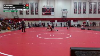285 lbs Cons. Round 3 - William DeSanti, Unattached vs Tyler Harris, Simon Fraser (B.C.)