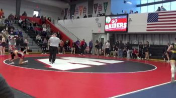 125 lbs Champ. Round 1 - Keston Spratt, Williamsburg vs Alyssa Cruise, Midland