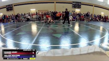 190 lbs Quarterfinal - Gunner Henry, Unattached vs William Wolford, Tipton Wrestling Club