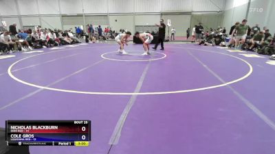 144 lbs 4th Wrestleback (16 Team) - Nicholas Blackburn, Ohio Red vs Cole Gros, Louisiana Red