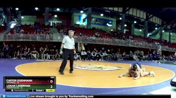 144 lbs Quarters & Wb (16 Team) - Carter Eisenmann, Columbus vs Logan Lagerman, Manhattan HS