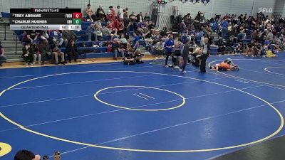 150 lbs Quarterfinal - Trey Abrams, Frontier vs Charlie Hughes, Ken-Ton