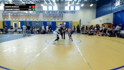285 lbs Semis & Wb (16 Team) - Lashawn Powell, VSUS Athletics RTC vs Joseph Schulze, The Outsiders