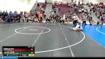 106 lbs Cons. Round 5 - Jacob Hawk, Thunder Basin High School vs Kirklin Hay, Rock Springs