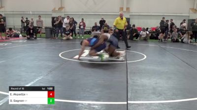 171-E lbs Round Of 16 - Emmanuel Akpadija, IN vs Dylan Gagnon, NY