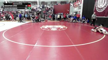106 lbs Round Of 16 - Sebastian Lopez, St. Thomas vs Julian Mccrimon, DeMatha Catholic
