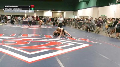 138 lbs Round Of 64 - Aiden Herndon, PA vs Grayson Debevoise, OH