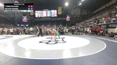 120 lbs Champ. Rd Of 128 - Owen Williams, Idaho vs Malakai Barker, Wisconsin