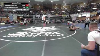 157 lbs Cons. Round 2 - Kaiden Schultze, Osborne Hs vs Curtis Fitzgerald, Sabetha Hs