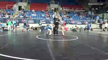 88 lbs Consi Of 8 #2 - Dallas Canoyer, Iowa vs Revin Dickman, Indiana