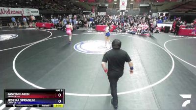 155 lbs Placement Matches (16 Team) - Jaslynn Aken, SAWA-GR vs Jeszika Spraglin, LAWA-GR