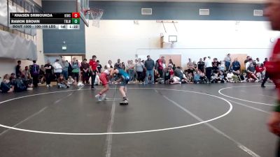 100-106 lbs Quarters - Khasen Srimoukda, Idaho Gold Wrestling Club vs Ramon Brown, Team Real Life Wrestling