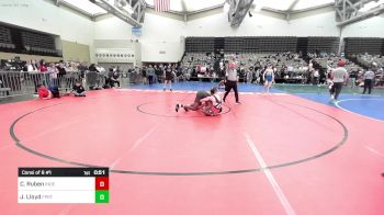 122-H lbs Consi Of 8 #1 - Caden Ruben, Independent Wrestling Club vs Jahari Lloyd, Freeport