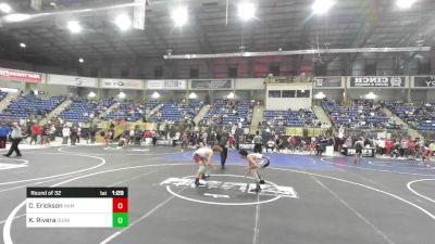 138 lbs Round Of 32 - Chaz Erickson, Hammers WC vs Kellen Rivera, Duran Elite