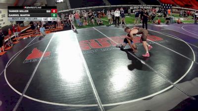 157 lbs Champ. Rd Of 32 - Gabriel Martin vs Tanner Miller, Idaho