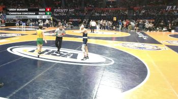 2A 113 lbs Semifinal - Drew Murante, Elmhurst (IC Catholic) vs Christian Corcoran, New Lenox (Providence Catholic)