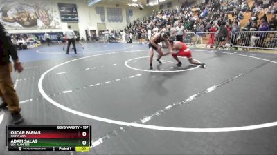 157 lbs Champ. Round 3 - Oscar Farias, Santa Ana vs Adam Salas, Los Alamitos