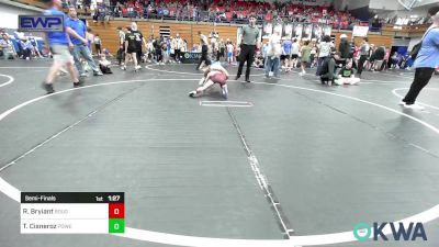 64 lbs Semifinal - Ryker Bryiant, Rough Riders vs Thomas Cisneroz, Powerhouse Wrestling Club